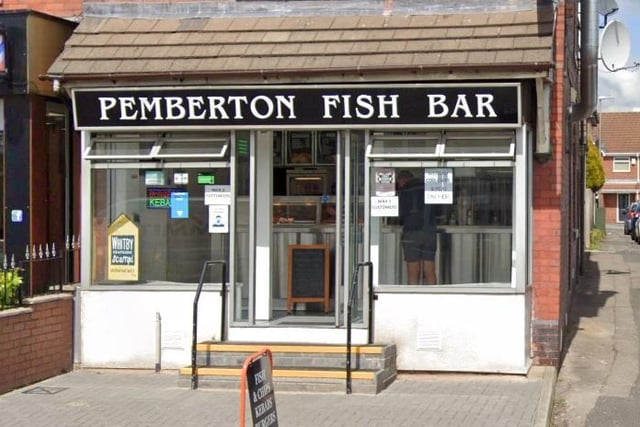 Ormskirk Road, Pemberton. Google reviews rating 4.7 out of 5. Medium fish, chips and peas £4.50