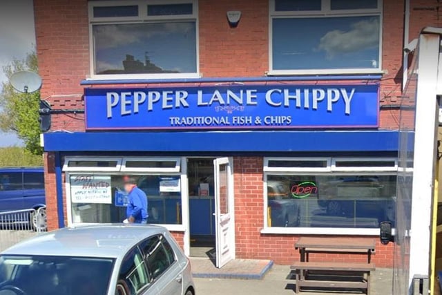 Pepper Lane, Standish. Google reviews rating 4.6 out of 5. Fish and chips £5.50