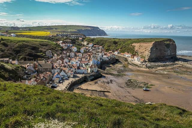 Staithes is a quaint fishing village near Whitby and this walk that takes you around Cleveland Way National Trail