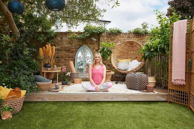 Fearne Cotton in her Yogi Calm Garden