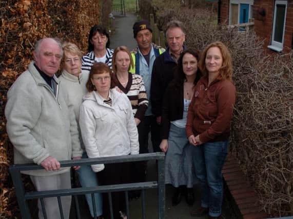Residents of Murton Close launched a campaign to get this ginnel closed.