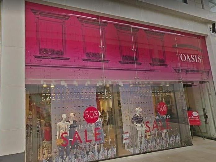 More than 1,800 jobs were lost after sister fashion chains Oasis and Warehouse said they would not reopen any of their stores again last year. Boohoo has bought the brands which are now sold online-only.