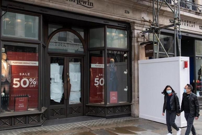 Formal menswear sales dived after the pandemic struck, weighing on already troubled retailer TM Lewin. The 122-year-old firm’s entire network of 66 shops closed last year, with the loss of around 600 jobs. The Leeds store was located in the Victoria Quarter