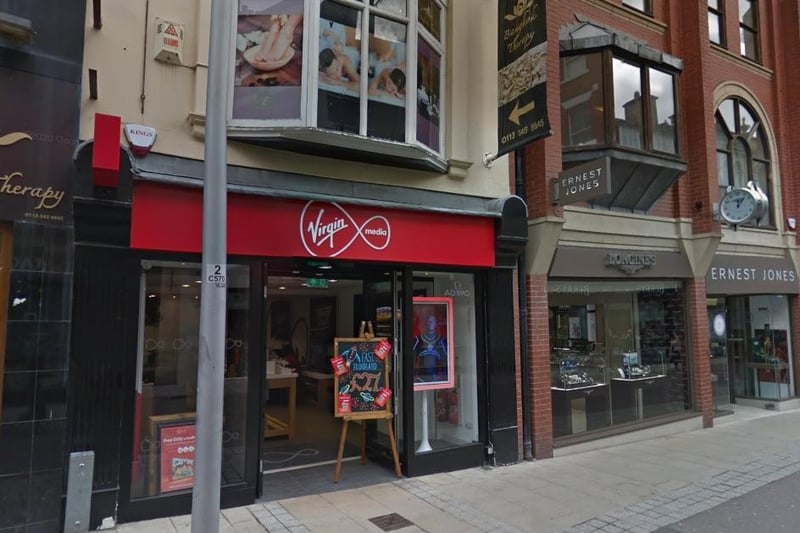 The Virgin Media shop in Commercial Street is closed. The Virgin website states: "Our retail stores are now permanently closed, but don’t worry – we’re still supporting customers 24 hours, 7 days a week at virginmedia.com."