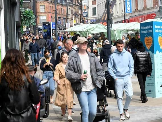 Leeds city centre is the place to be this weekend (photo: Gary Longbottom)