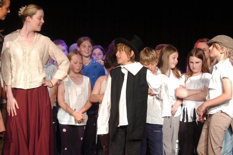 Pupils from Strawberry Fields Primaryjoin students from SLP College for a performance of Oliver, as part of Garforth Arts Festival.