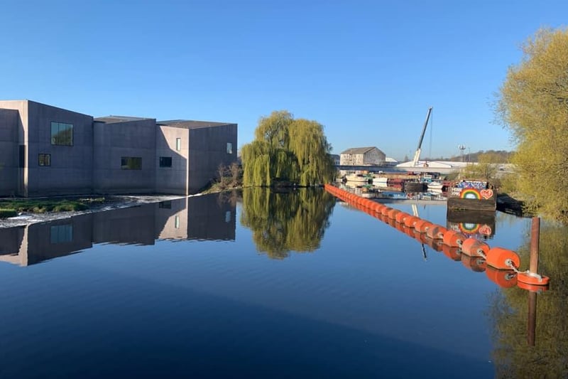 And Anna Janczy Retter captured a peaceful moment at the Hepworth during her walk to work.