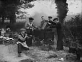 A roadside canteen for the protestors on the Jarrow March. (Photo by Fox Photos/Hulton Archive/Getty Images)