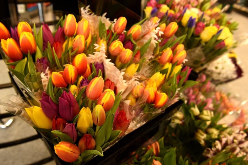 Fresh flowers will be on sale each day