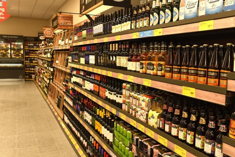 The new supermarket boasts a wide range of beer, wine and spirits from around the world