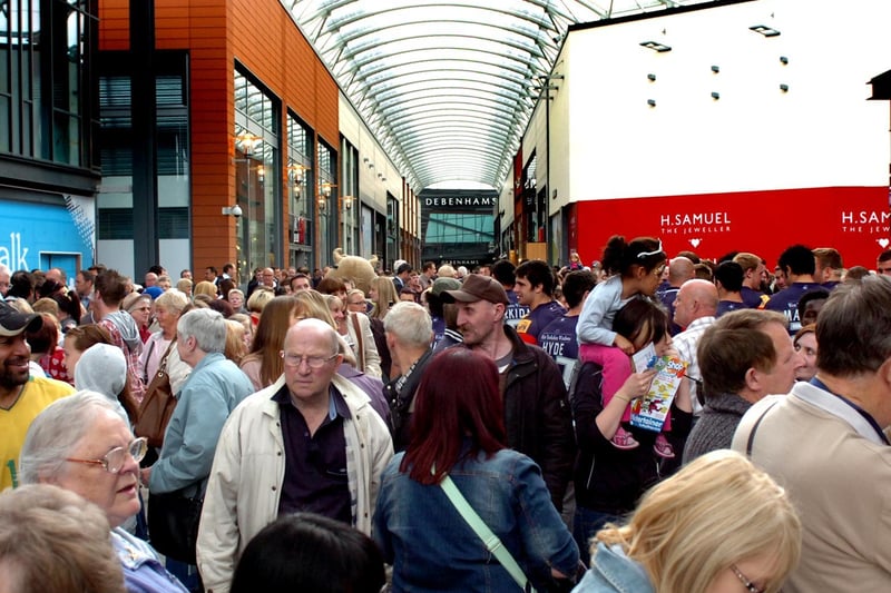 Restaurants, shops, coffee shops and more were among the businesses to set up shop at the new shopping centre, much to the delight of shoppers.