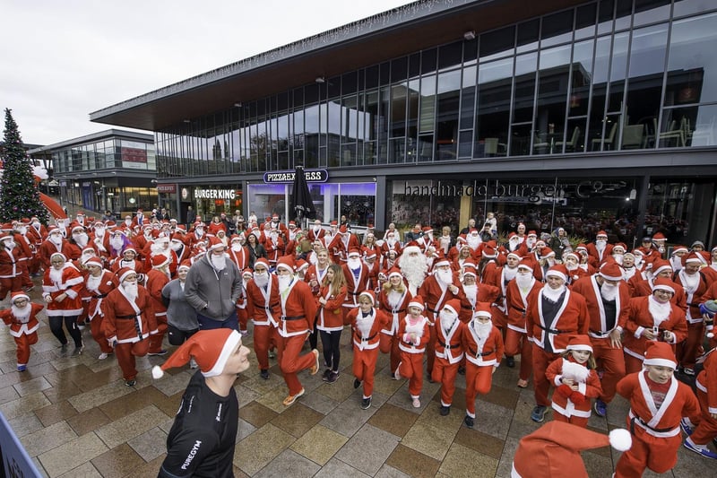 Trinity Walk has been the site of many adventurous events in the last decade - including the annual Santa dash, which invited hundreds of people to wear their best Santa outfits.