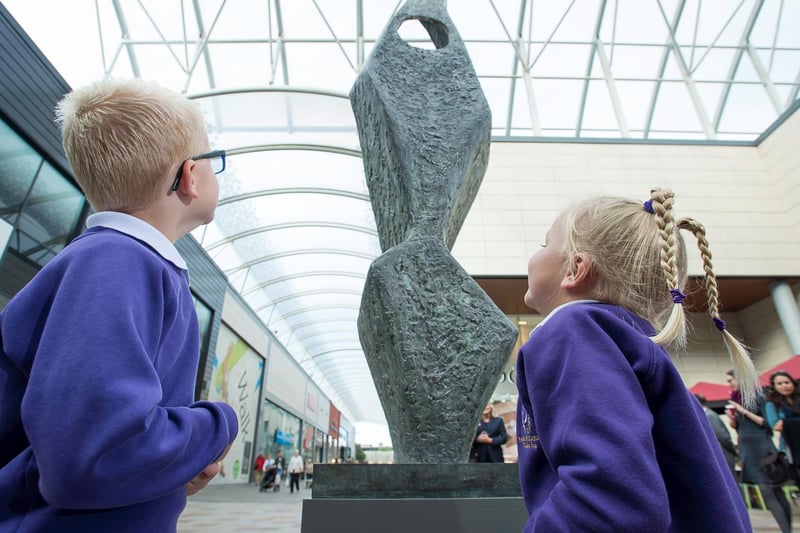 But not to forget Wakefield's heritage, Trinity Walk has also partnered with local cultural attractions. In 2016, an original Barbara Hepworth sculpture was unveiled at the shopping centre.