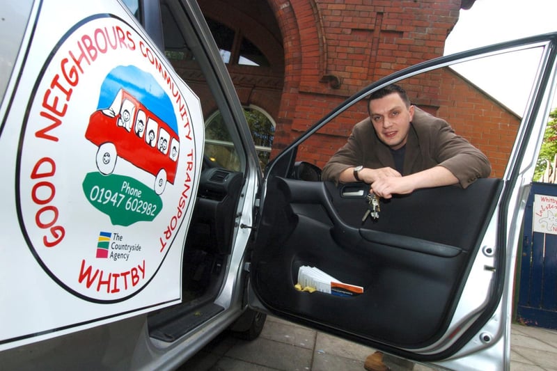 Pictured is Good Neighbours Driving Scheme manager Alan Lund.