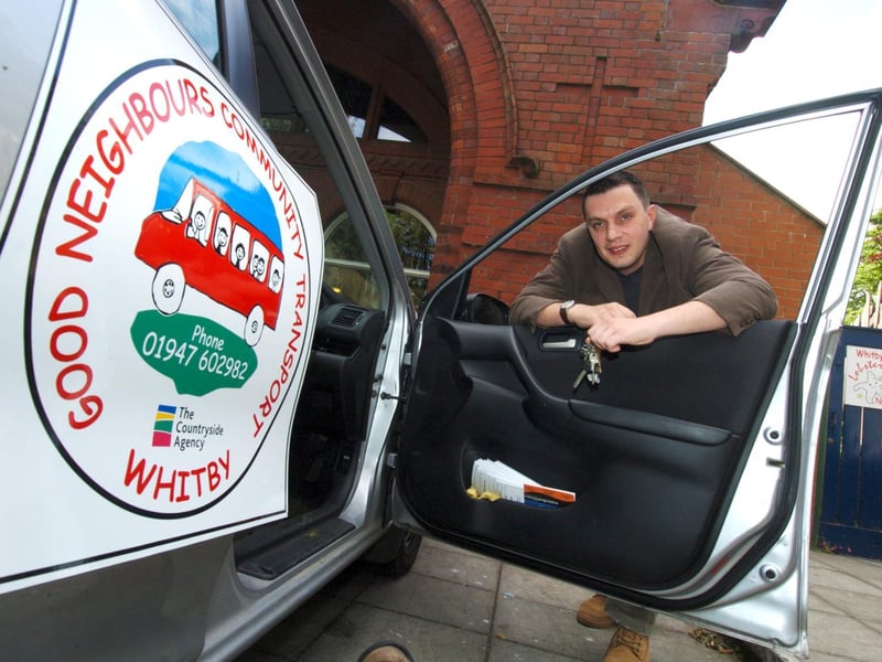 Pictured is Good Neighbours Driving Scheme manager Alan Lund.