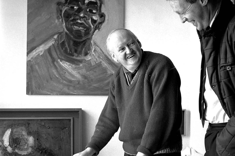 Wigan artist Theodore  Major in 1969