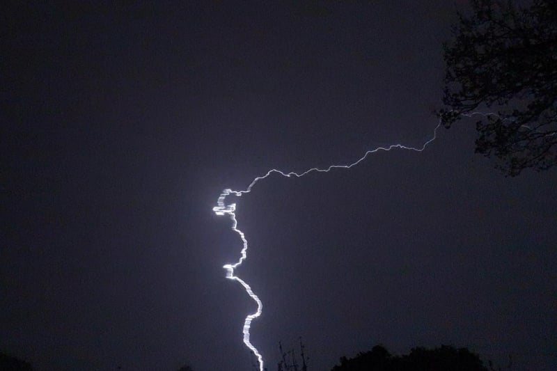 Helen Reed captured the storm on Tuesday night