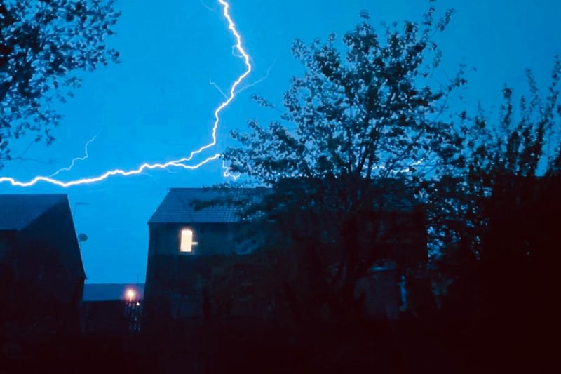 Alex Sedunov sent the YEP this picture of the lightning