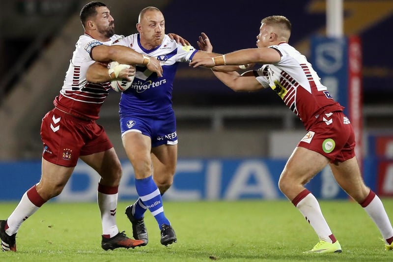Played just once for Wigan last year before joining the Raiders, where he has yet to play a senior match. (Photo: Martin Rickett/PA Wire)