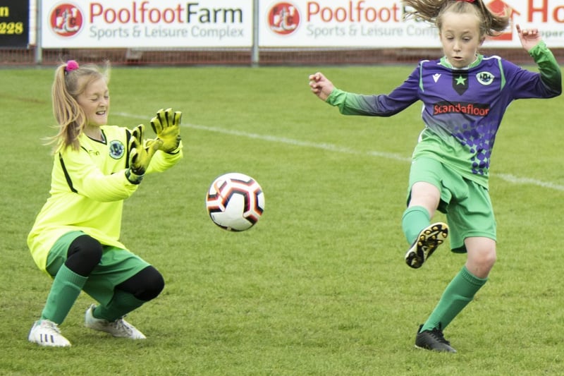 The Under-11 Coulton Cup final in which Myerscough beat St Annes Kestrels