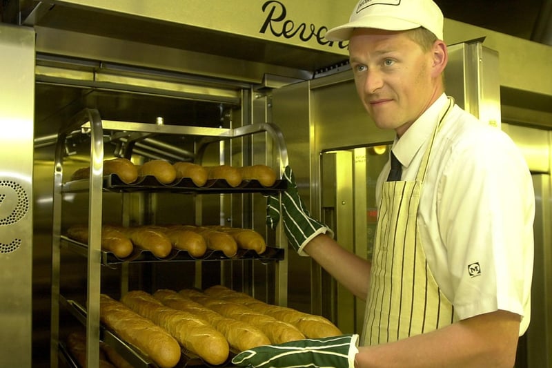 Bakery manager Dave Smith tests out the ovens before the opening of Morrisons Kirkstall store. The bread was donated to St Annes Shelter to distribute to the city's homeless.