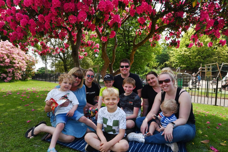 Family fun at Haigh Woodland Park.
