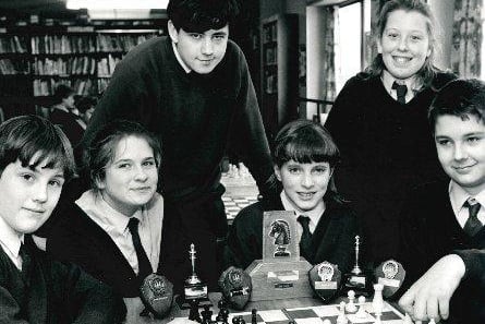 Outwood Grange School. Chess champions.