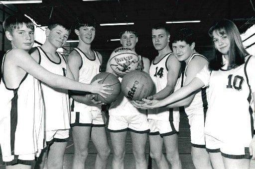 Outwood Grange School. The under 14 basketball winners