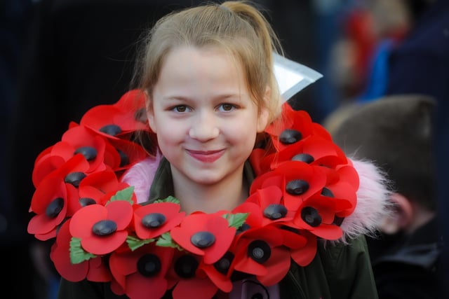 Nine-year-old Zara Fell pays her own tribute in Kirkham