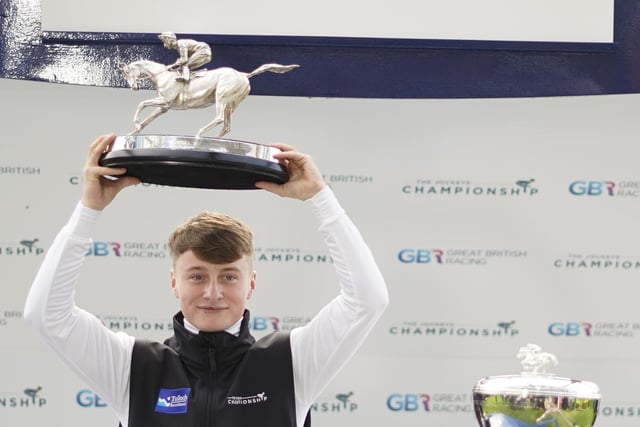 CIEREN FALLEN
The son of six-time champion Kieren Fallon, young Cieren grew up in Wigan after his parents split up. The Warriors fan, who became the first jockey to retain the Champion Apprentice title in 32 years, is aiming for even bigger and even better in 2022.