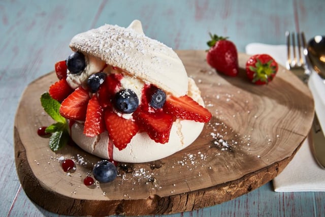 One of The Red Lion's favourite desserts: Pam’s pavlova. Photo: The Red Lion