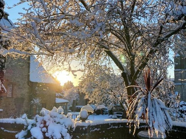 The sunrise in Great Cransley