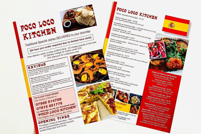 A family run business serving traditional Spanish dishes delivered to your door. Open Thursday, Friday and Saturday evening, with a 24 hour pre-order required due to limited slots. To place your order, call 07989 514789 or 07815 851776 or message via the Facebook page Poco Loco Kitchen