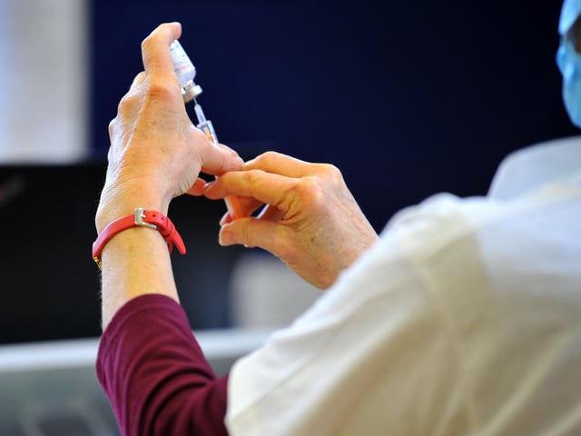 Midhurst Pharmacy going live today, in Midhurst. Owner Raj Rohilla has taken over the community hall to run a pharmacy-led vaccination centre. Pic Steve Robards SR2101291 SUS-210129-161245001