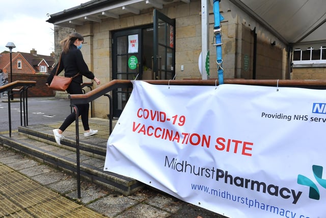 Midhurst Pharmacy going live today, in Midhurst. Owner Raj Rohilla has taken over the community hall to run a pharmacy-led vaccination centre. Pic Steve Robards SR2101291 SUS-210129-161836001
