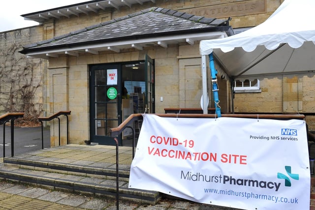 Midhurst Pharmacy going live today, in Midhurst. Owner Raj Rohilla has taken over the community hall to run a pharmacy-led vaccination centre. Pic Steve Robards SR2101291 SUS-210129-161417001