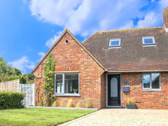 The West Wittering bungalow is just steps from the beach