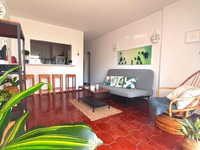 The beach apartment on the Algarve, in Portugal, is 200 metres from the beach