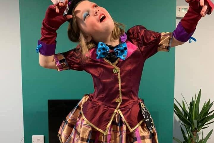 There are many Alice in Wonderland fans today it seems with Jessie, 8, adding to the awesome Mad Hatters in north Northamptonshire.