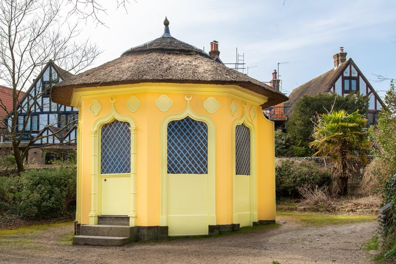 "The brightly coloured  Hermitage in Manor Gardens, shining in the spring sunshine," wrote Barry Davis, who captured this image with   Canon 5d mark iii camera. SUS-211003-150347001