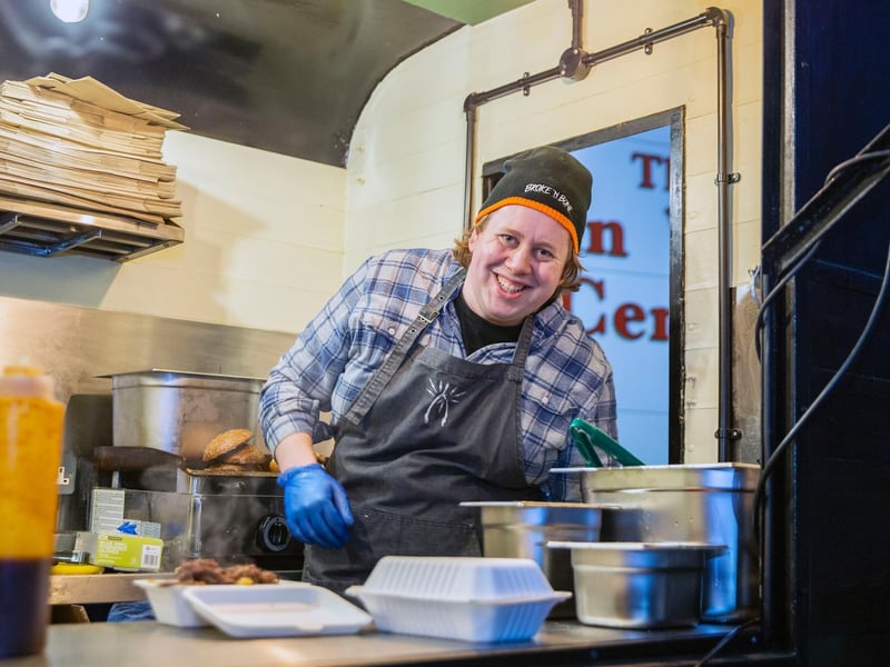 It was all smiles as traders were able to get back to work. Photo: Kirsty Edmonds.
