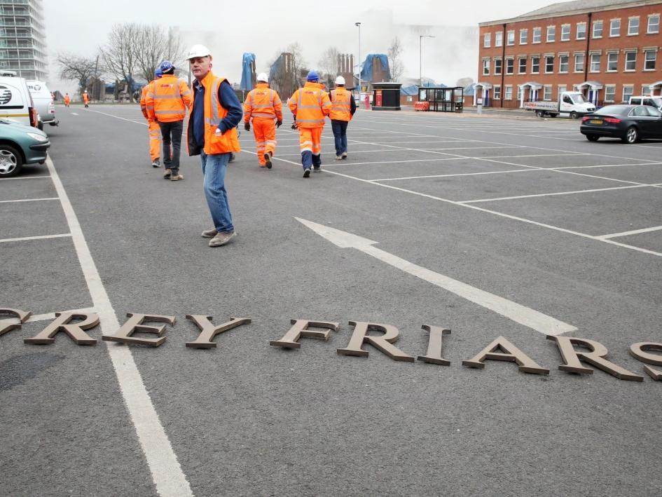 It has been six years to the day since Greyfriars Bus Station was brought tumbling to the ground in a controlled explosion, which shook Northampton. Picture: Kirsty Edmonds.