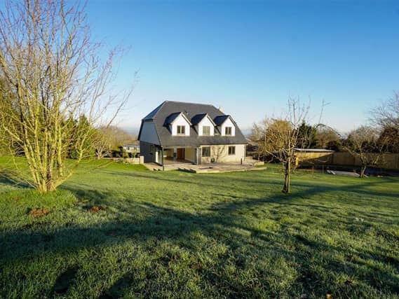 An impressive, executive four bedroomed, detached, new build house built to a high specification throughout offering versatile and generous accommodation, £1,000,000 through PCM estate agents.