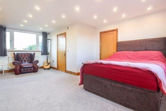 One of the many bedrooms
