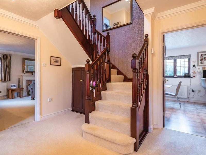 The detached home at The Paddocks in Werrington on the market with Hurfords