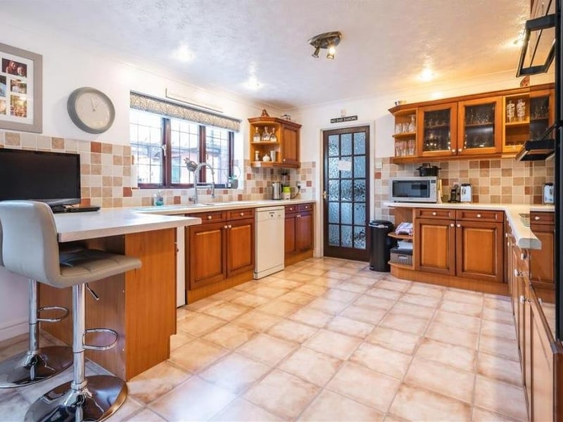 The detached home at The Paddocks in Werrington on the market with Hurfords