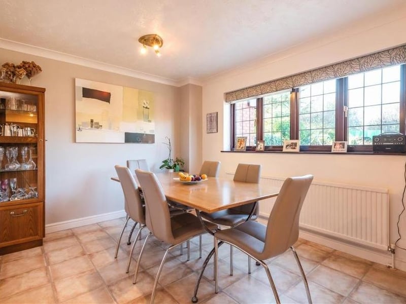 The detached home at The Paddocks in Werrington on the market with Hurfords