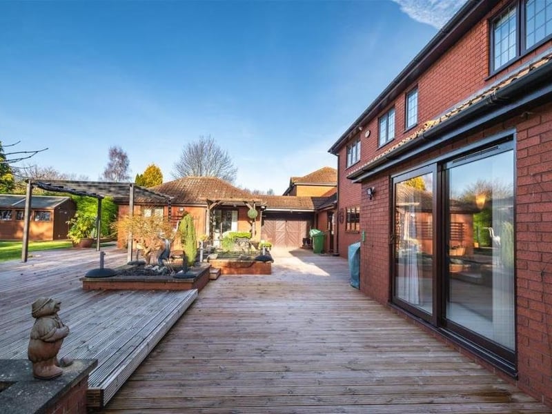 The detached home at The Paddocks in Werrington on the market with Hurfords