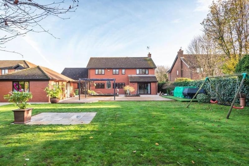 The detached home at The Paddocks in Werrington on the market with Hurfords