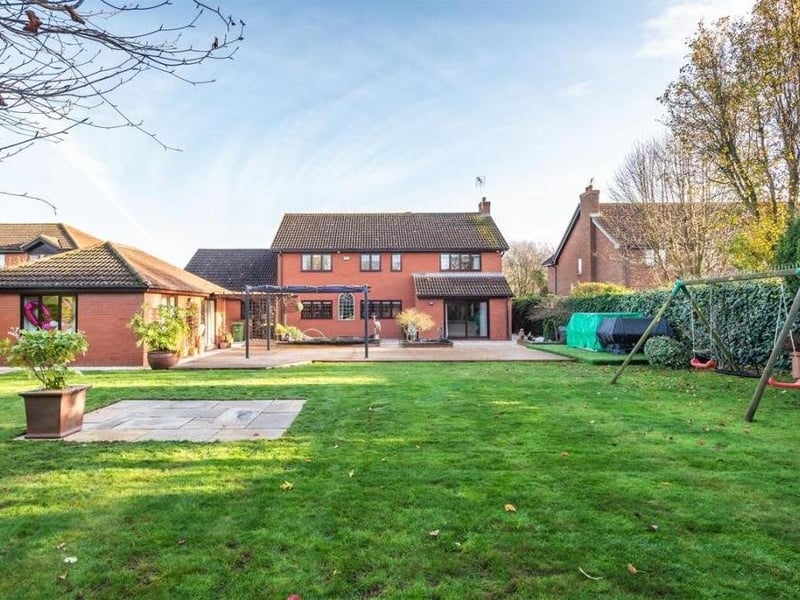 The detached home at The Paddocks in Werrington on the market with Hurfords